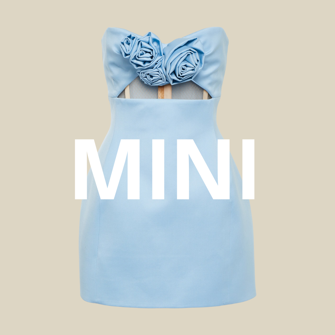 Akira Mini Dress - Baby Blue – BABYBOO